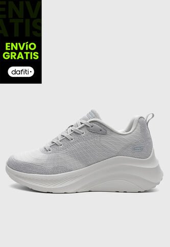 Tenis Lifestyle SKECHERS Bobs Chaos Hi Gris Skechers