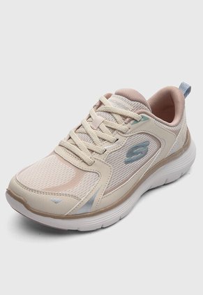 Tenis SKECHERS Flex Appeal 5.0 Beige