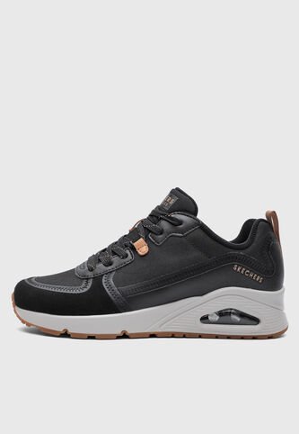 Tenis SKECHERS Uno Layover Negro Skechers