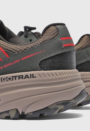 Tenis Outdoor Café-Gris-Rojo SKECHERS Go Run Trail Altitude 2.0