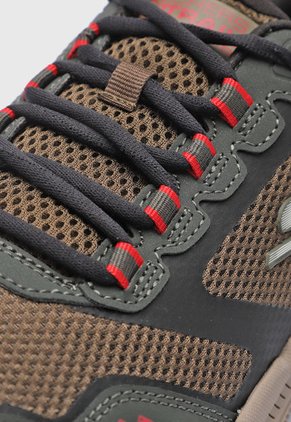 Tenis Outdoor Café-Gris-Rojo SKECHERS Go Run Trail Altitude 2.0