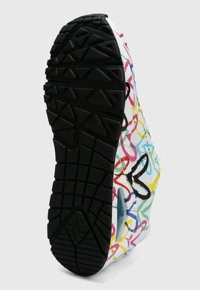 Tenis Lifestyle Blanco-Multicolor Skechers Spread the Love