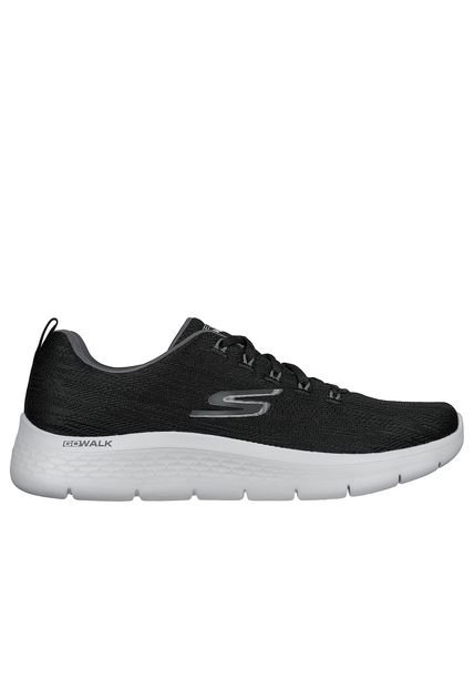Tenis Skechers Go Walk Flex - Quota Color Negro - Blanco Para Hombre