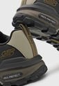 Tenis de Senderismo Beige-Negro-Amarillo Skechers Max Protect de Skechers