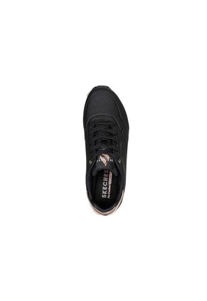 Tenis Mujer Skechers Uno Golden Air - Negro-Blanco