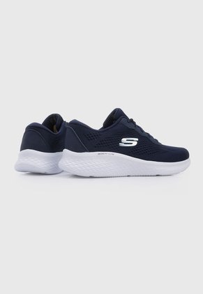 Tenis Running Azul Navy-Blanco Skechers Skech-Lite Pro
