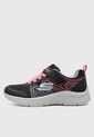 Tenis Lifestyle Negro-Blanco-Fucsia SKECHERS Microspec Plus de Skechers
