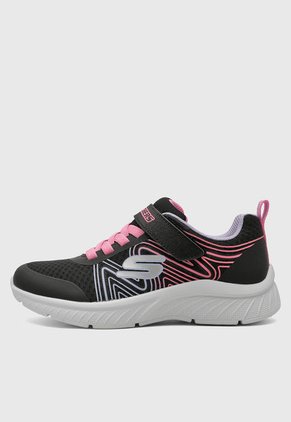 Tenis Lifestyle Negro-Blanco-Fucsia SKECHERS Microspec Plus