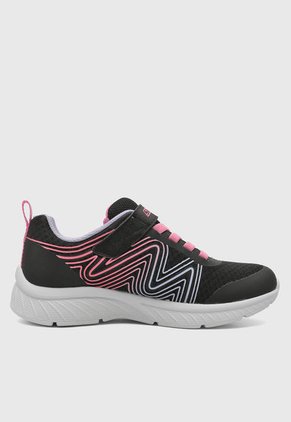 Tenis Lifestyle Negro-Blanco-Fucsia SKECHERS Microspec Plus