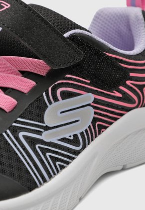 Tenis Lifestyle Negro-Blanco-Fucsia SKECHERS Microspec Plus