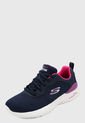 Tenis Lifestyle Azul Navy-Blanco-Fucsia Skechers Dynamight - Radiant Choice de Skechers