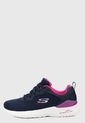 Tenis Lifestyle Azul Navy-Blanco-Fucsia Skechers Dynamight - Radiant Choice de Skechers