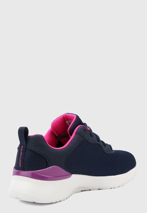 Tenis Lifestyle Azul Navy-Blanco-Fucsia Skechers Dynamight - Radiant Choice