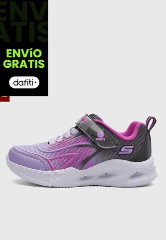 Tenis Lifestyle SKECHERS Sola Glow Violeta Skechers