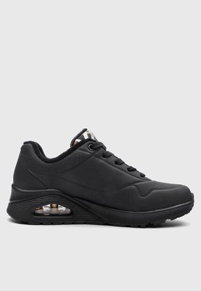 Tenis Lifestyle Skechers Uno - Metallic Love Negro