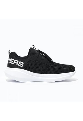 TENIS SKECHERS KIDS GO RUN FAST-VALOR BLACK/WHITE 97874L-BKW