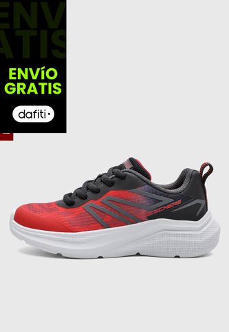 Tenis Lifestyle SKECHERS Microspec Velocity Rojo Skechers