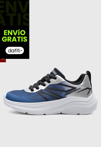 Tenis Lifestyle SKECHERS Microspec Velocity Azul Skechers