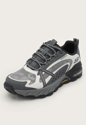 Tenis de Senderismo Marfil-Gris Skechers Max Protect - Task Force