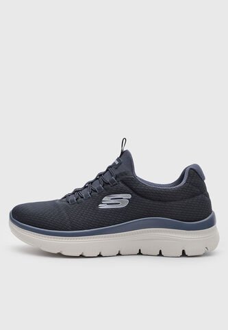 Tenis Lifestyle  SKECHERS Summits Plus Azul Skechers