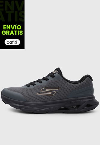 Tenis Running SKECHERS Glide-Step Vortex Gris Skechers