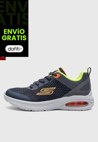 Tenis Lifestyle SKECHERS Microspec Max Advance Azul Skechers