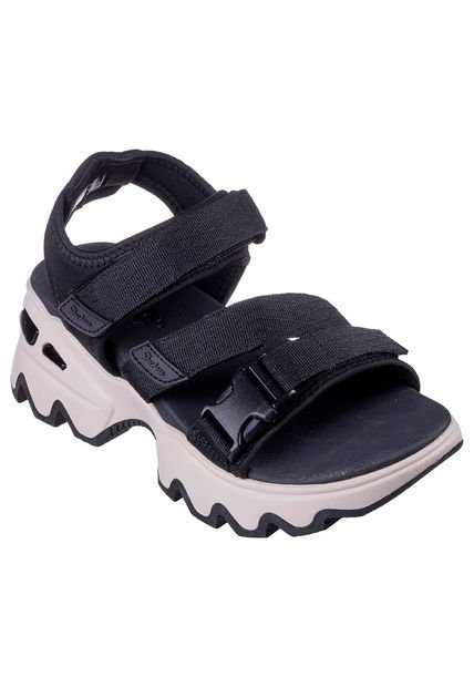 SANDALIAS SKECHERS MUJER 119714BLK BIG LUG Talla 10