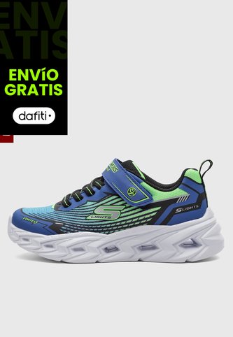 Tenis Lifestyle SKECHERS S-Lights: Vortex 3.0 Azul Skechers