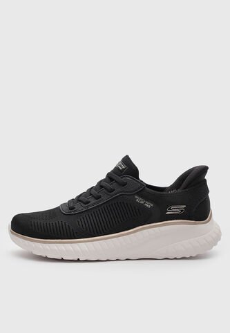 Tenis Lifestyle  SKECHERS Bobs Squad Chaos Negro Skechers