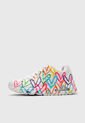 Tenis Lifestyle Blanco-Multicolor Skechers Uno-Highlight Love de Skechers