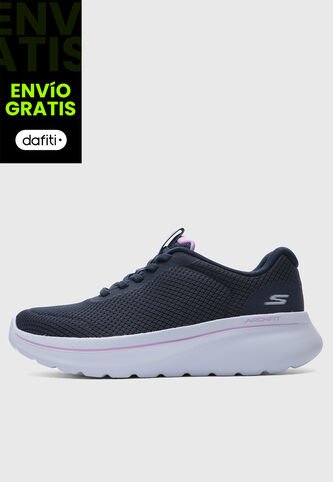 Tenis Walking SKECHERS Go Walk Arch Fit N-Joy - Amira Azul Skechers