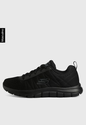 Tenis Training Negro Skechers Track - Moulton