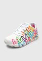 Tenis Lifestyle Blanco-Multicolor Skechers Uno-Highlight Love de Skechers