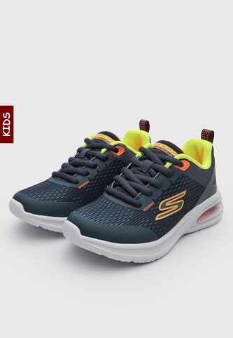 Tenis Lifestyle SKECHERS Microspec Max Advance Azul Skechers