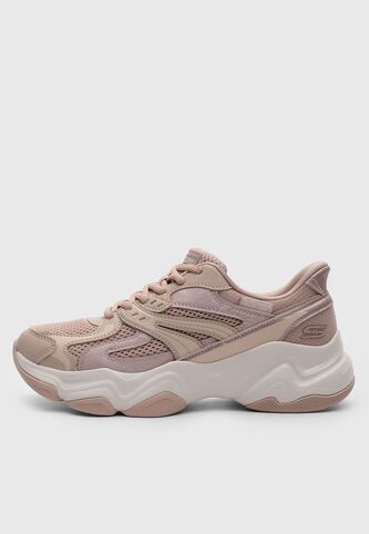 Tenis Lifestyle  SKECHERS Bobs Diego Oro Rosa Skechers