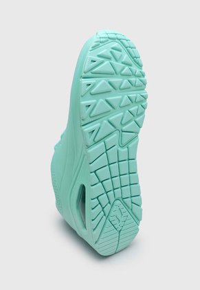 Tenis Lifestyle Azul Turquesa-Plateado Skechers Uno-Bright Air