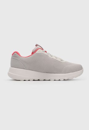 Tenis Running Beige-Rosa Skechers