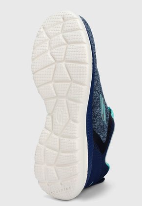 Tenis Training Azul-Verde-Blanco Skechers Bountiful Dreamy Vibes