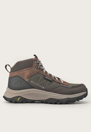 Bota Outdoor Negro-Blanco-Azul Skechers Relaxed Fit: Montello - Algoma