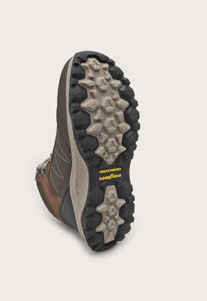 Bota Outdoor Negro-Blanco-Azul Skechers Relaxed Fit: Montello - Algoma