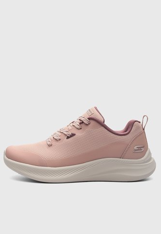 Tenis Lifestyle SKECHERS Bobs Moda Flex Rosa Nude Skechers