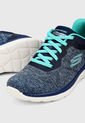 Tenis Training Azul-Verde-Blanco Skechers Bountiful Dreamy Vibes de Skechers