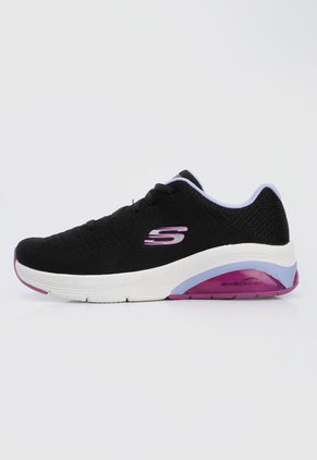 Tenis Training Negro-Blanco-Violeta Skechers Skech-air Extreme 2.0