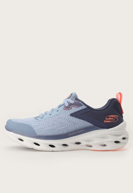 Tenis Lifestyle Celeste-Lila-Salmón Skechers Glide-Step Swift