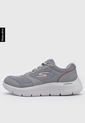 Tenis Training Gris-Blanco-Rojo Skechers Go Walk Flex de Skechers