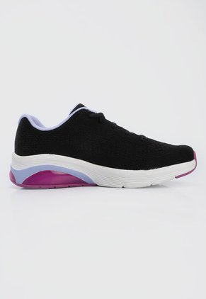 Tenis Training Negro-Blanco-Violeta Skechers Skech-air Extreme 2.0