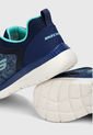 Tenis Training Azul-Verde-Blanco Skechers Bountiful Dreamy Vibes de Skechers
