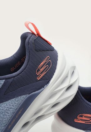 Tenis Lifestyle Celeste-Lila-Salmón Skechers Glide-Step Swift