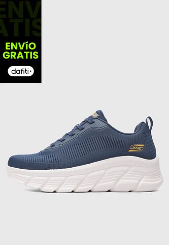 Tenis Lifestyle SKECHERS Bobs B Flex Hi Azul Skechers