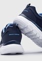 Tenis Training Azul Navy-Celeste-Blanco Skechers Burns de Skechers